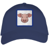 Gorra adulto con parche Cerdo De Frente