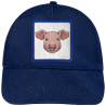 Gorra infantil con parche Cerdo De Frente