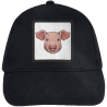 Gorra infantil con parche Cerdo De Frente