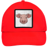 Gorra infantil con parche Cerdo De Frente