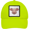 Gorra infantil con parche Cerdo De Frente