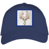 Gorra adulto con parche Ciervo Con Flores