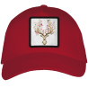 Gorra adulto con parche Ciervo Con Flores