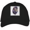 Gorra adulto con parche León Hipster Enfadado