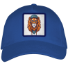 Gorra adulto con parche León Hipster Gorro Azul