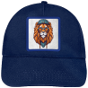 Gorra infantil con parche León Hipster Gorro Azul