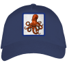 Gorra adulto con parche Pulpo