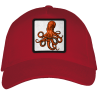 Gorra adulto con parche Pulpo