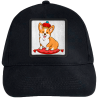 Gorra infantil con parche Rey Corgi