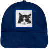 Gorra infantil con parche Silueta Gato Con Gafas