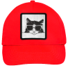 Gorra infantil con parche Silueta Gato Con Gafas