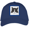 Gorra adulto con parche Silueta Gato Con Gafas