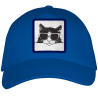 Gorra adulto con parche Silueta Gato Con Gafas