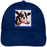 Gorra infantil con parche Vaca