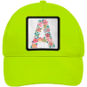 Gorra infantil con parche Letra A