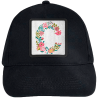 Gorra infantil con parche Letra C