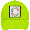 Gorra infantil con parche Letra C