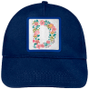 Gorra infantil con parche Letra D