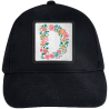 Gorra infantil con parche Letra D