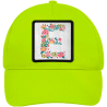 Gorra infantil con parche Letra E