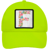 Gorra infantil con parche Letra F