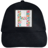 Gorra infantil con parche Letra H