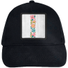 Gorra infantil con parche Letra I