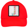 Gorra infantil con parche Letra J