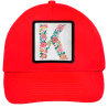 Gorra infantil con parche Letra K