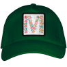 Gorra adulto con parche Letra M