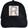 Gorra infantil con parche Letra R