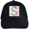 Gorra infantil con parche Letra S