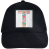 Gorra infantil con parche Letra T