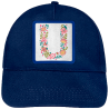 Gorra infantil con parche Letra U