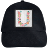 Gorra infantil con parche Letra U