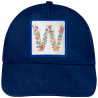 Gorra infantil con parche Letra W