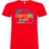 Camiseta algodón unisex Balón Campeonas Del Mundo