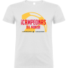 Camiseta algodón unisex Balón Campeonas Del Mundo