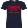 Camiseta algodón unisex Campeonas Del Mundo