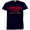 Camiseta poliéster unisex Campeonas Del Mundo