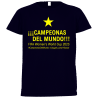 Camiseta poliéster unisex Campeonas Del Mundo 2023