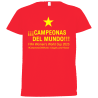 Camiseta poliéster unisex Campeonas Del Mundo 2023