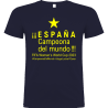 Camiseta algodón unisex España Campeona Del Mundo