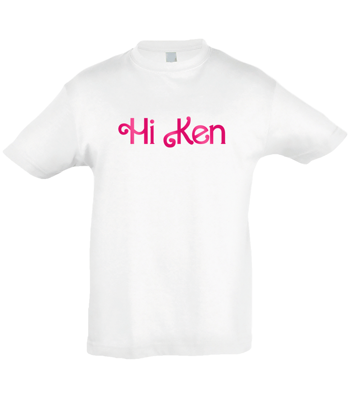 Camiseta algodón infantil Hi K personalizada Vinilo Eco Fashion Metálico