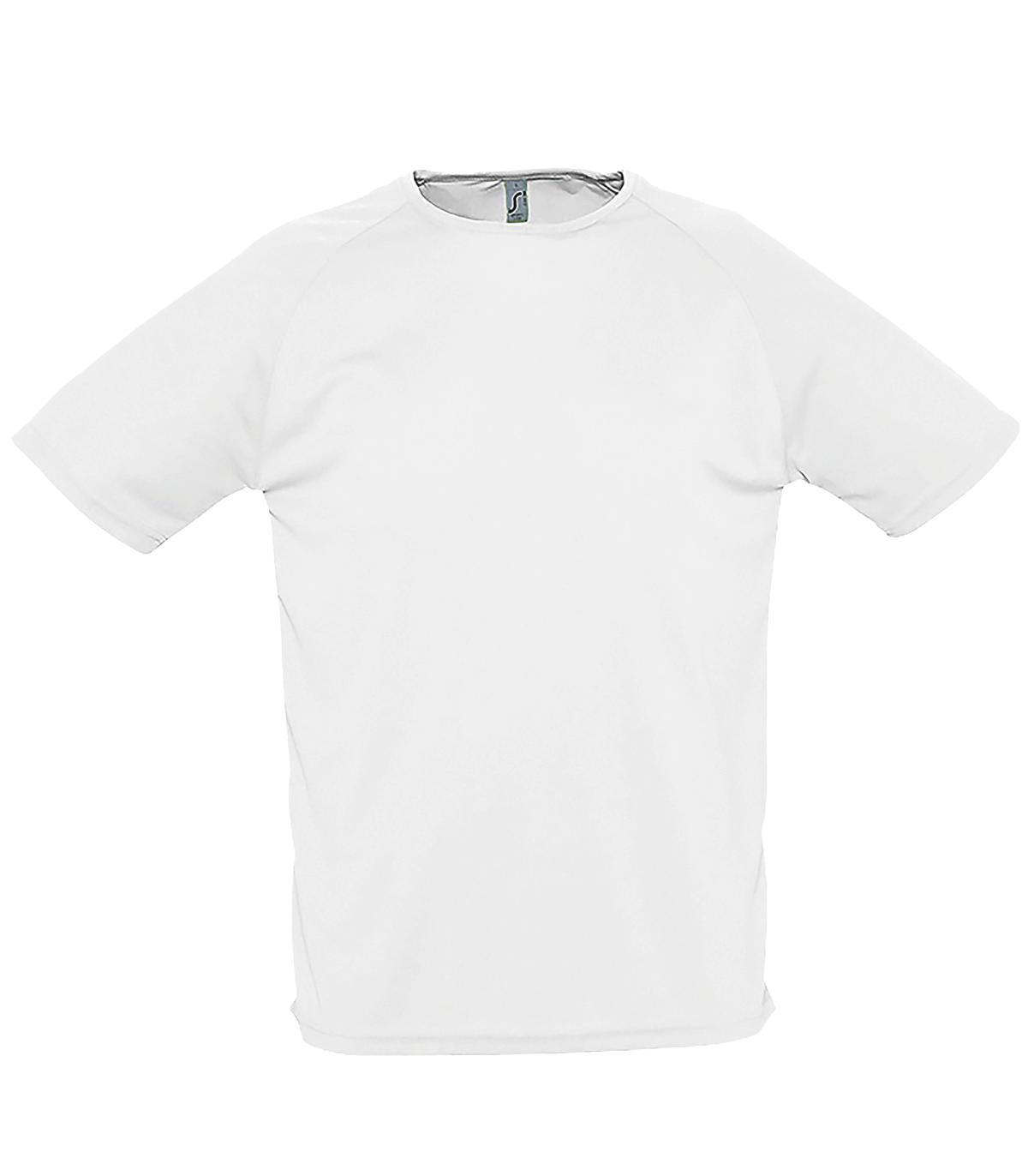 Camiseta técnica Sol's SPORTY tallas grandes blanca