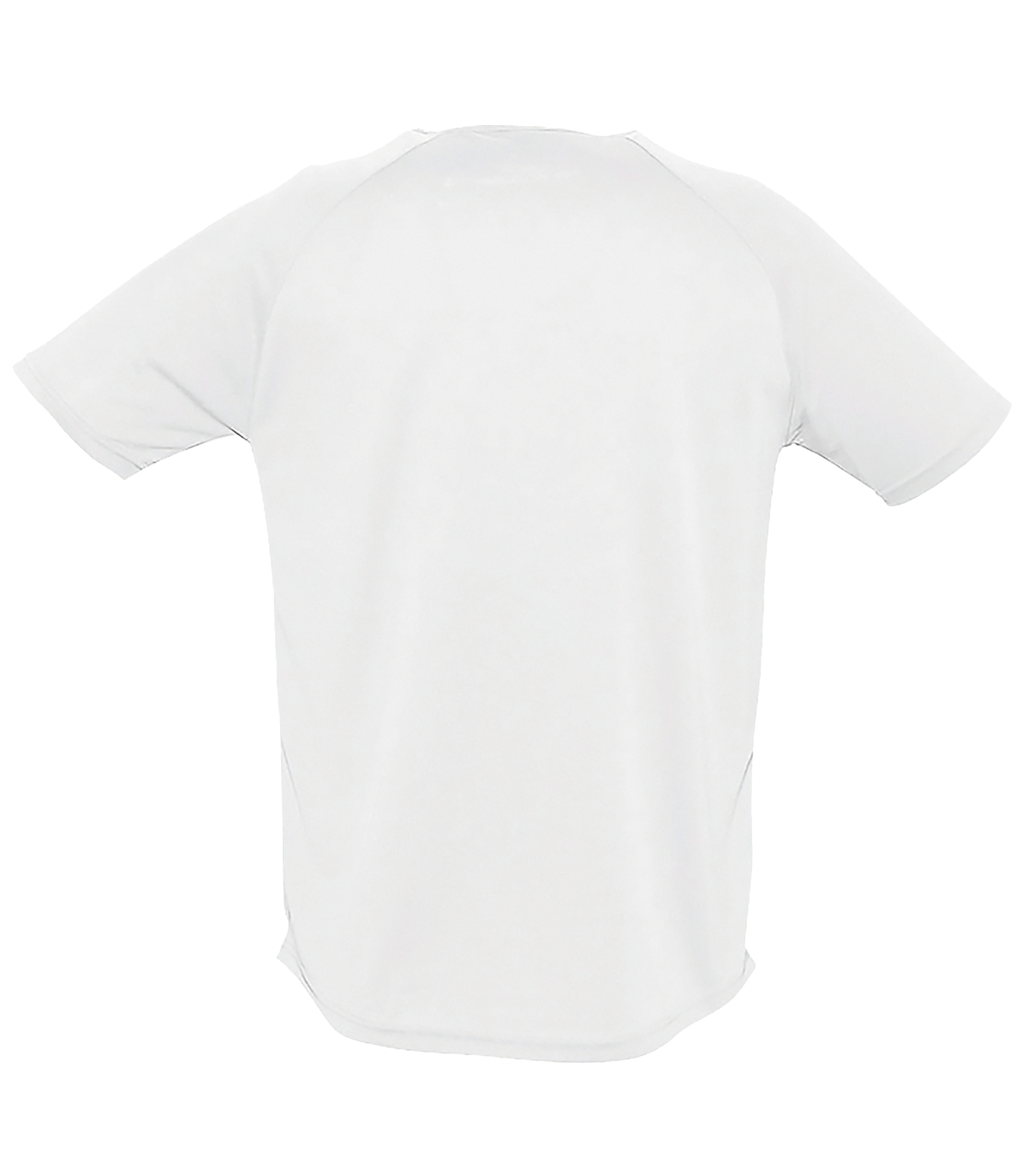 Camiseta técnica Sol's SPORTY tallas grandes blanca