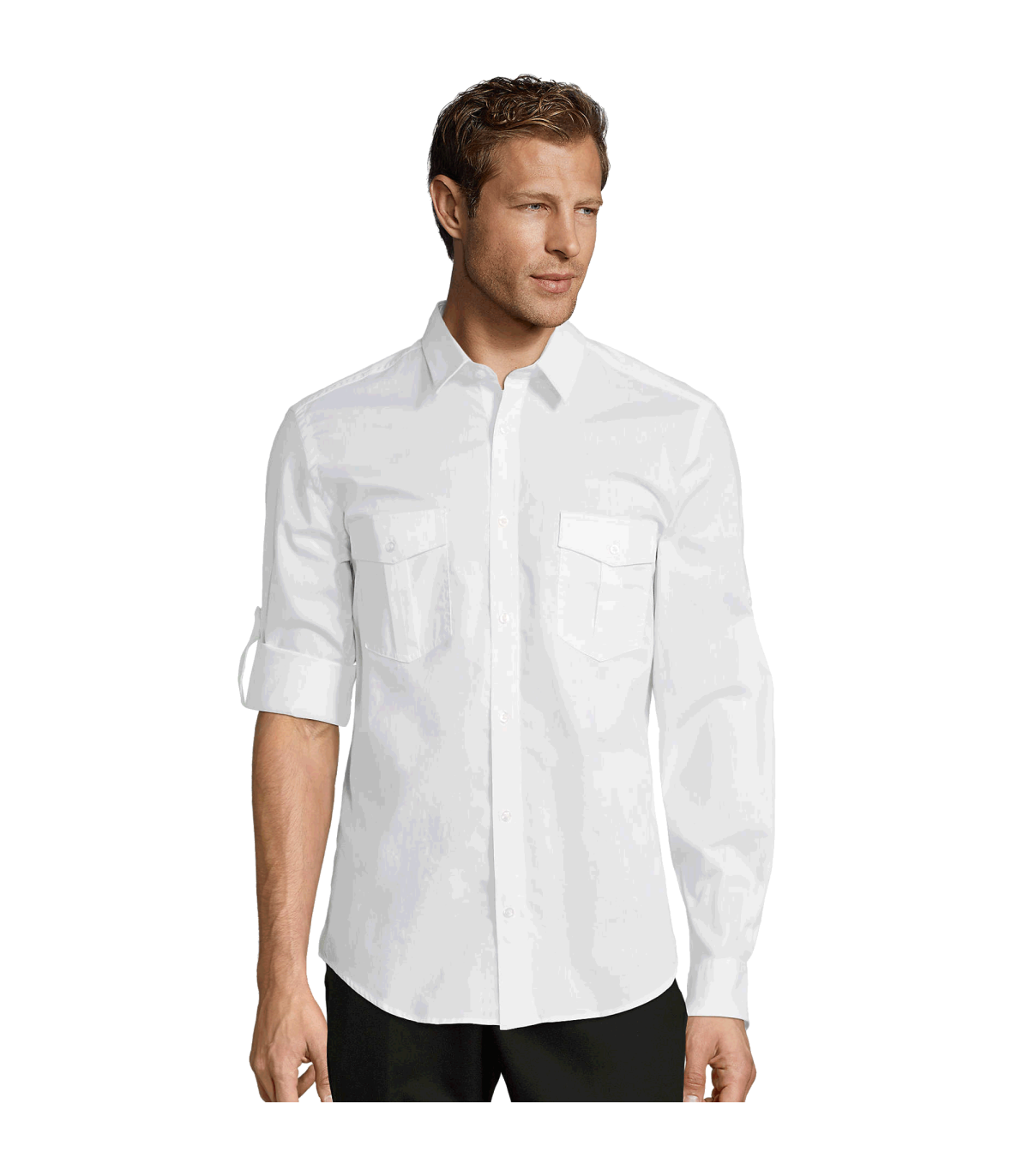 Camisa Sol's BURMA tallas grandes blanca