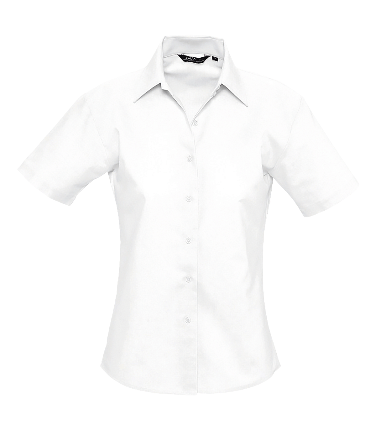 Camisa de mujer ajustada Sol's ELITE W blanca