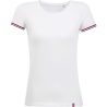 Camiseta de mujer Sol's RAINBOW W tallas grandes blanca