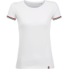 Camiseta de mujer Sol's RAINBOW W tallas grandes blanca